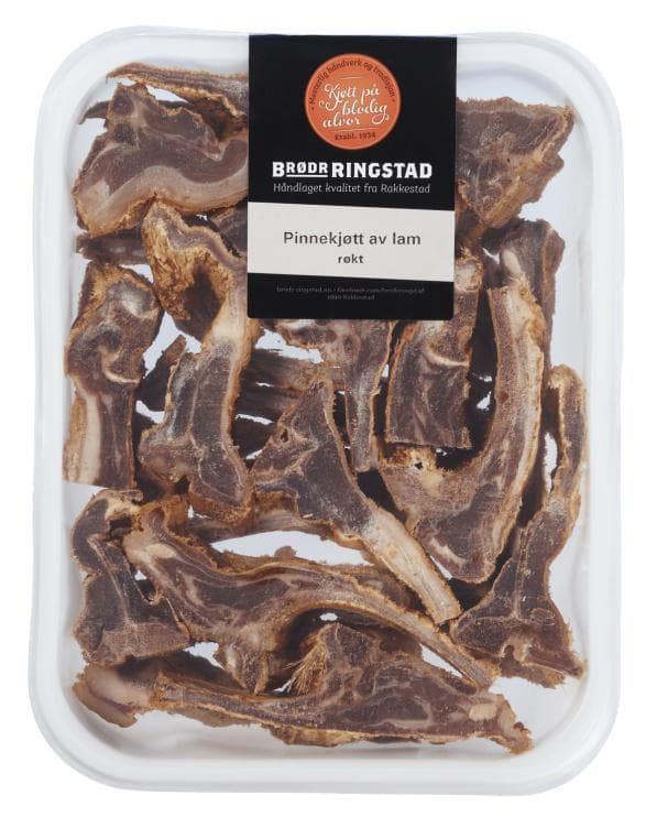 Pinnekjøtt Røkt Ca1,5kg Brødr.Ringstad 1,5 kg