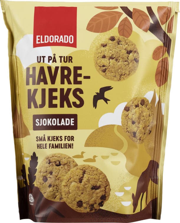 Havrekjeks m/Sjokolade 150g Eldorado 150 g
