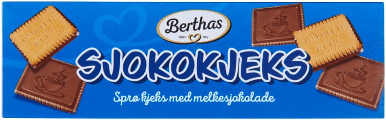 Sjokokjeks 125g Berthas 125 g