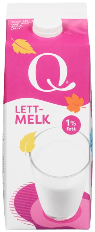 Lettmelk 1% 1,75l Q 1750 ml