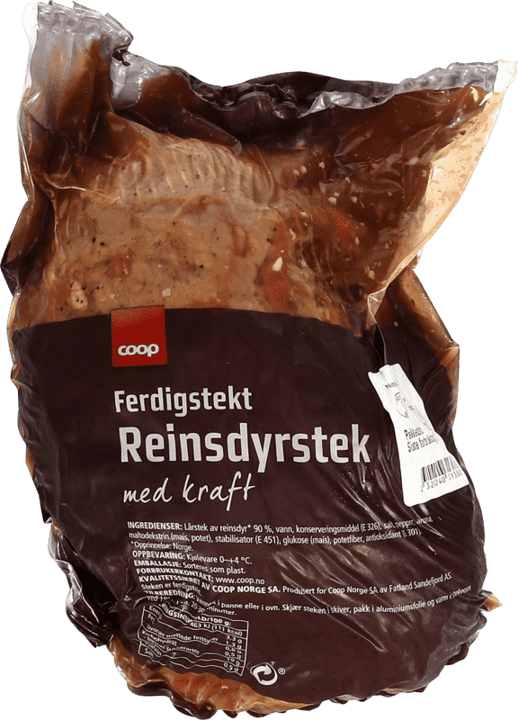 Coop Reinsdyrstek med Sjy ca 1,3kg 1,3 kg
