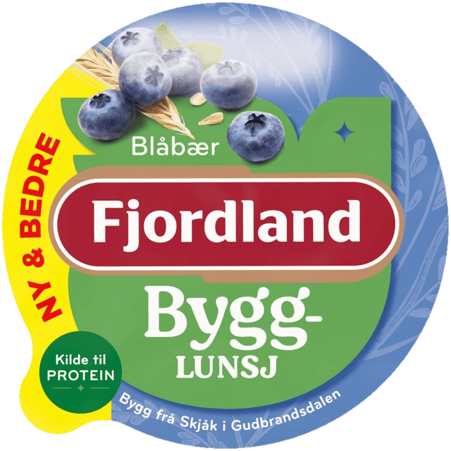 Bygglunsj Blåbær 150g Fjordland