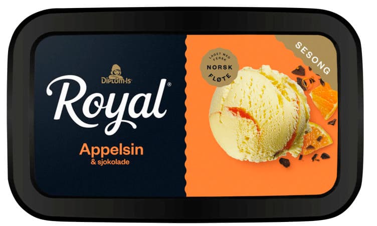 Royal Is Appelsin&Sjokolade Diplom-Is 900ml