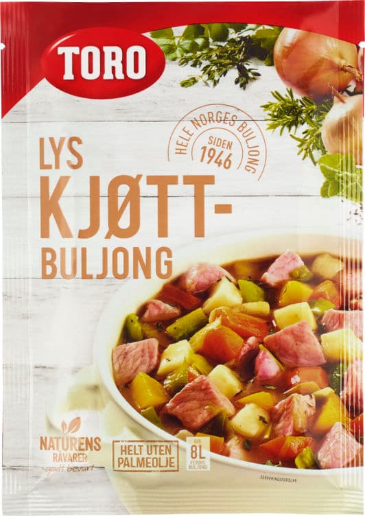 Buljongpulver Lys 120g Toro