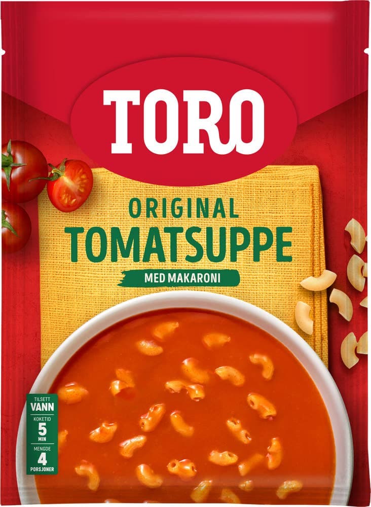Tomatsuppe med makaroni Original, 119 g 1 g