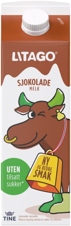 Litago Sjokomelk u/Sukker 0,5l Tine