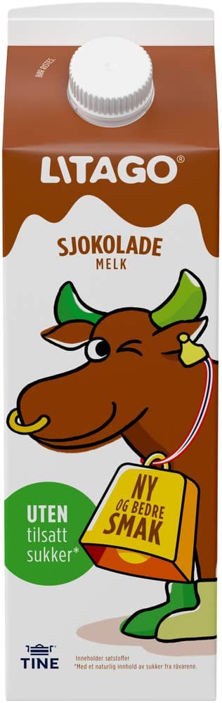 Litago Sjokolade uten Tilsatt Sukker 1l Tine