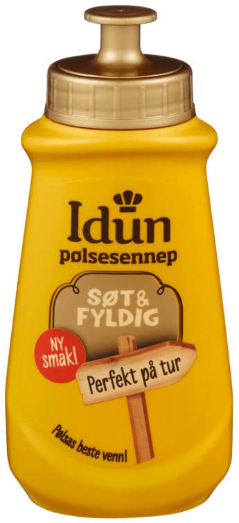 Sennep Søt&Fyldig 210g flaske Idun