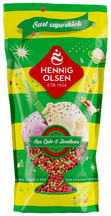 Strøssel Eple&Jordbær 100g Hennig-Olsen