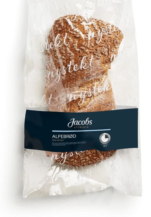 Alpebrød 570g Jacobs Utvalgte 1 stk