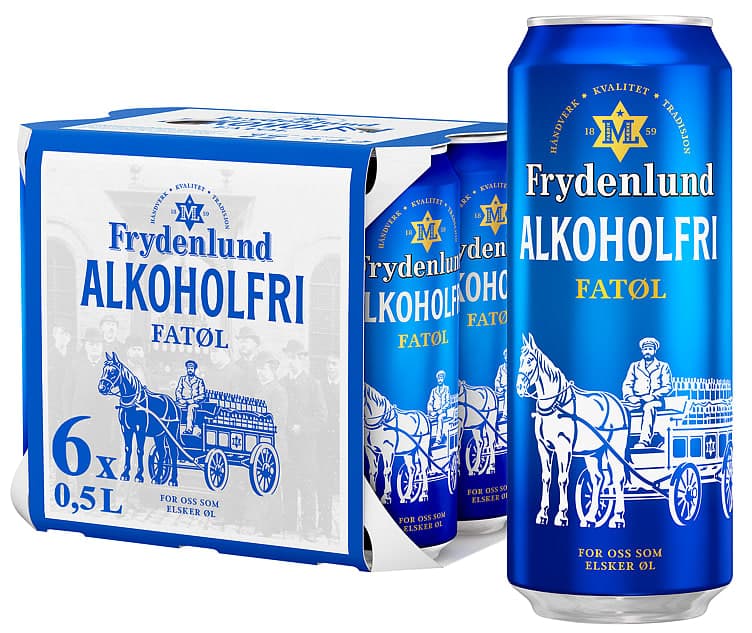 Frydenlund Fatøl Alko.Fri 0,5lx6 boks