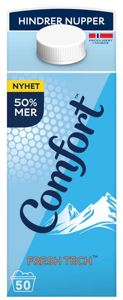 Tøymykner Fresh Tech 750 ml 50 stk