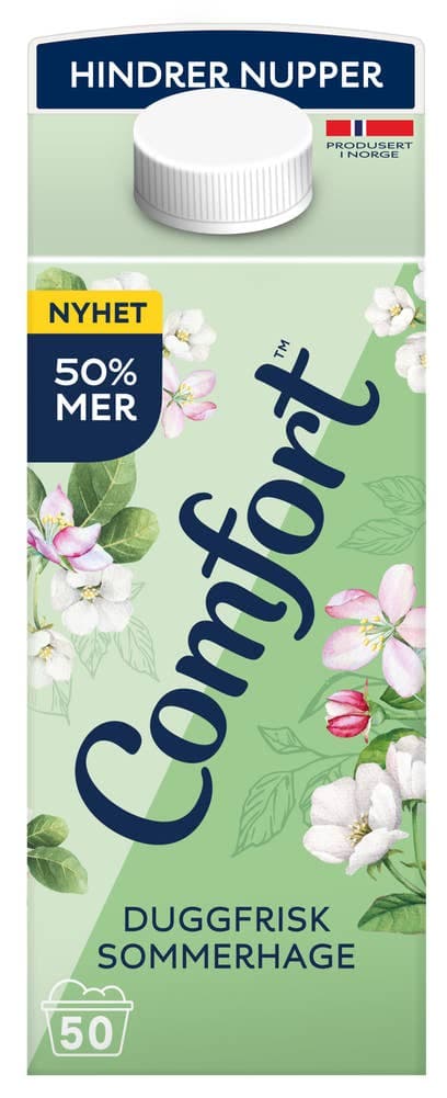 Duggfrisk Sommerhage Tøymykner, 750 ml 50 stk