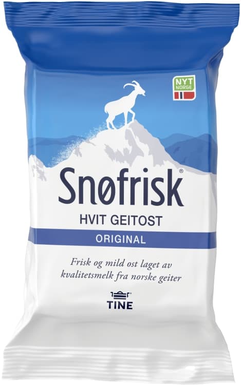 Snøfrisk Hvit Ekte Geitost Ca340g Tine 330 g