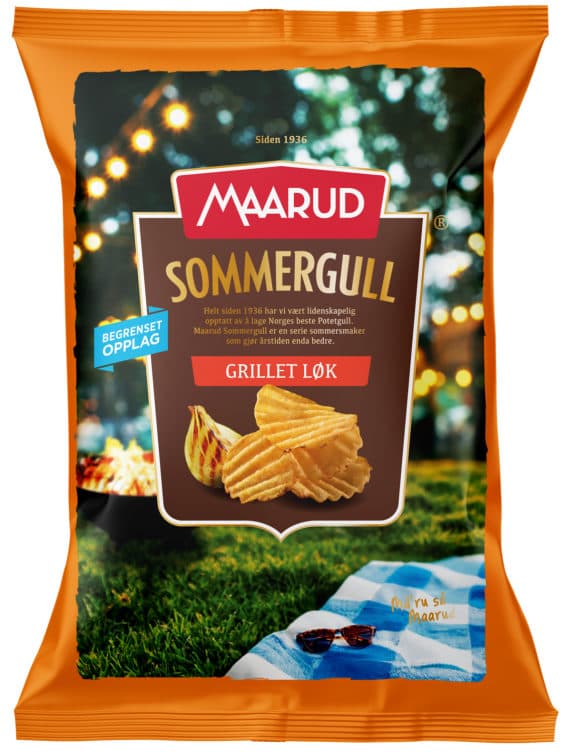 Sommergull Grillet Løk 200g Maarud