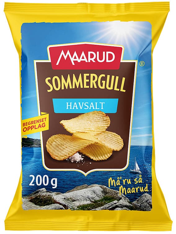 Sommergull Havsalt 200g Maarud