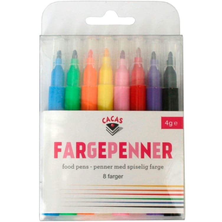 Fargepennsett Mini 8stk Cacas