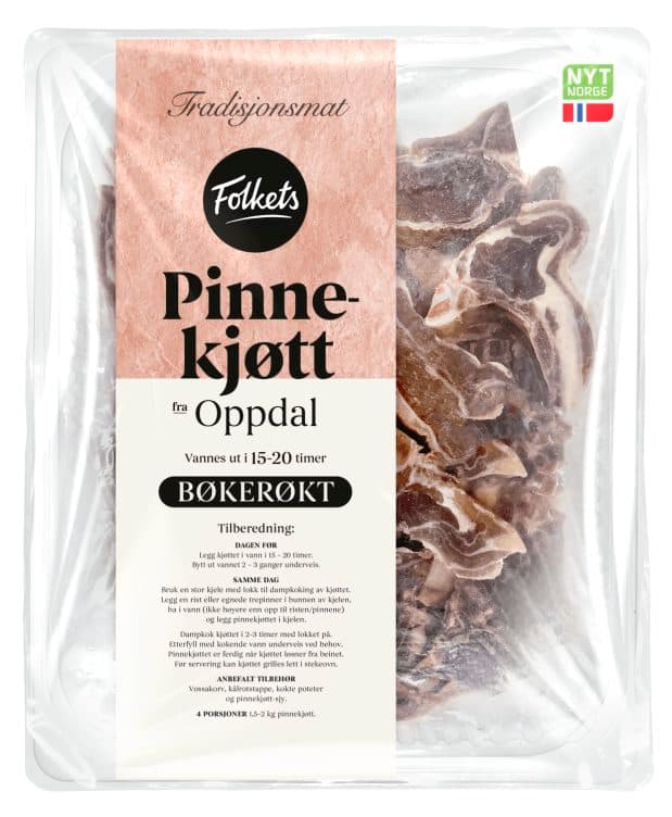 Pinnekjøtt Røkt Oppdal Ca1,8kg Folkets