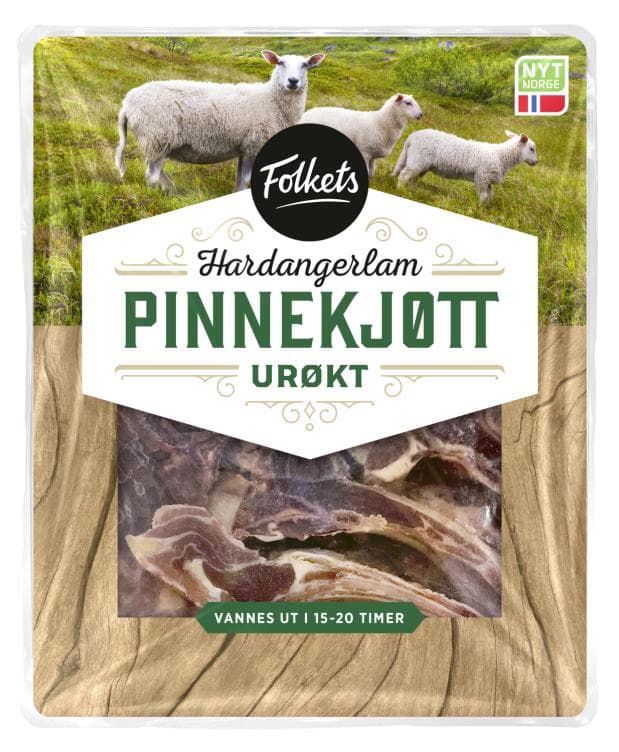Pinnekjøtt Urøkt Hardangerlam ca 1,8kg Folkets