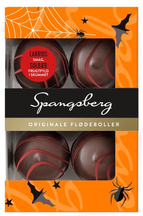 Flødeboller Lakris&Solbær124g United Bakeries