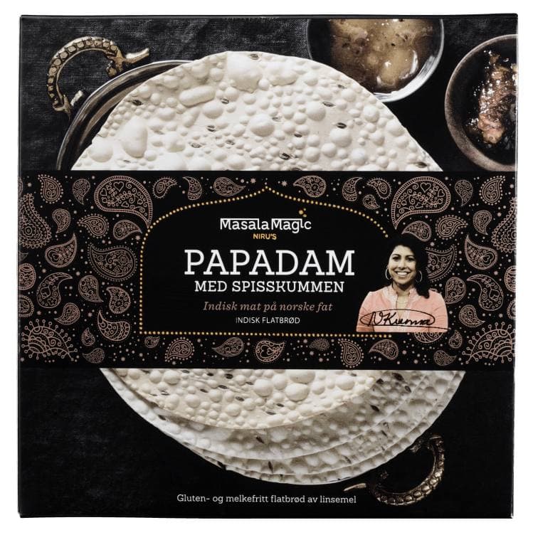 Papadam Spisskummen 125g Masalamagic