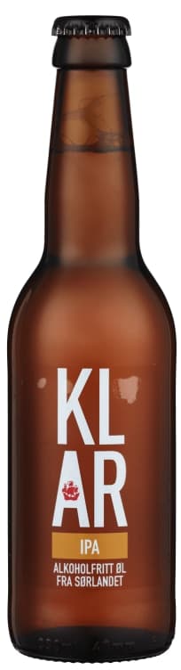Klar IPA Alkoholfri 330ml Arendals bryggeri flaske