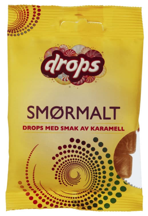 Smørmalt Karamell 48g Drammendrops