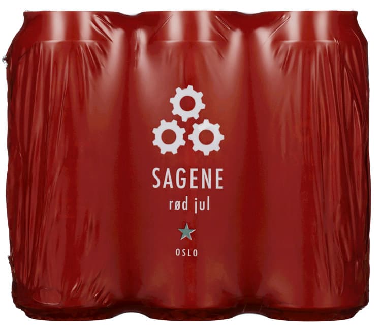 Sagene Rød Jul 0,5lx6 boks 3000 ml