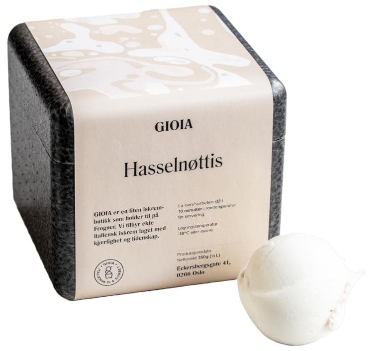 Hasselnøttis 500ml Gioia