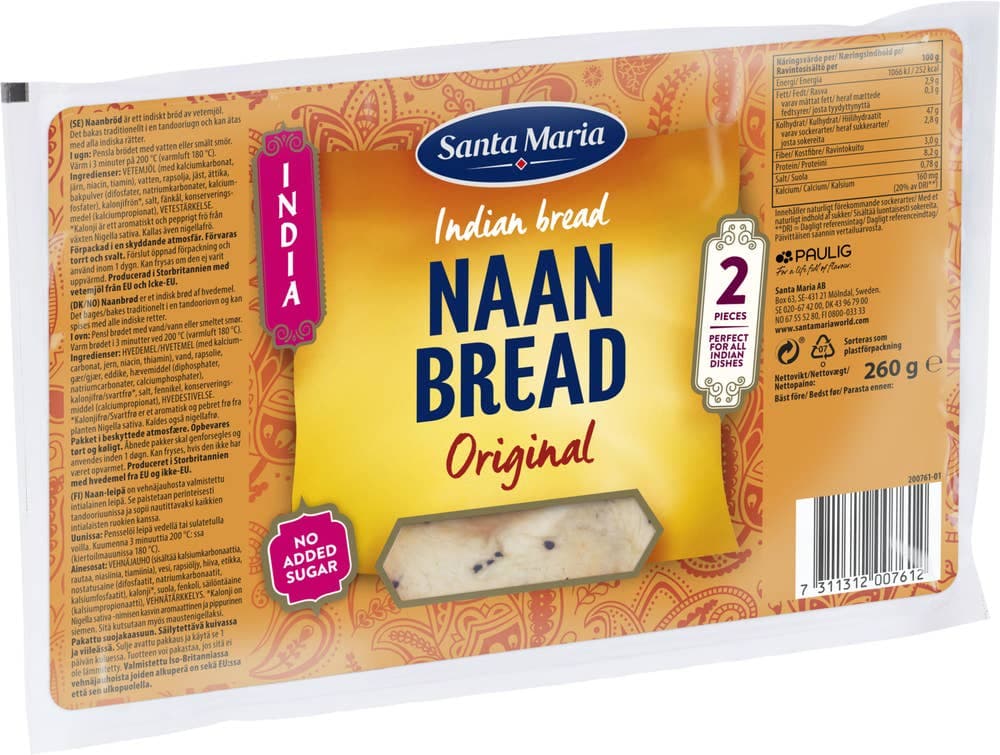 Naan Bread 260 g
