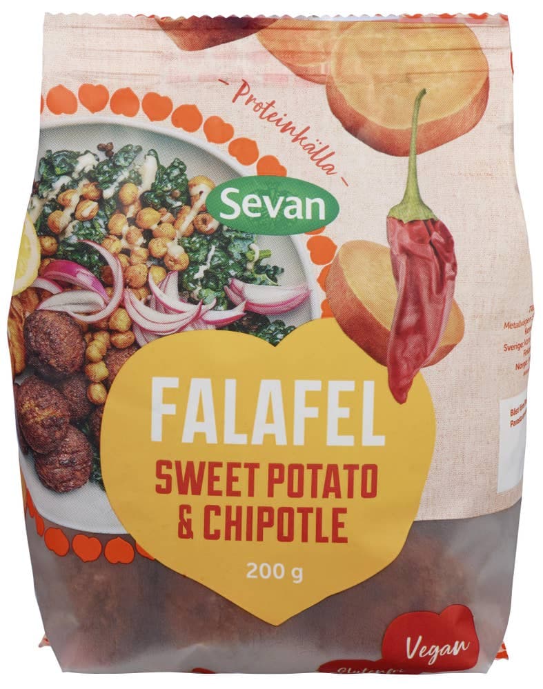 Fersk Falafel Sweet Potato & Chipotle 200g Sevan