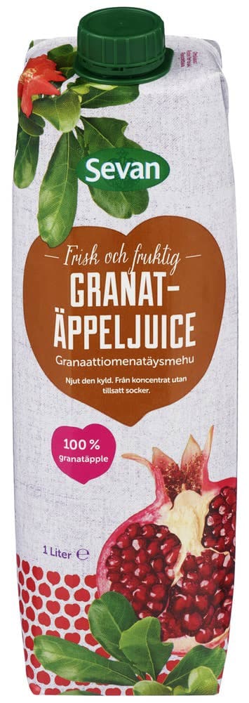 Granateplejuice 100% 1l Sevan