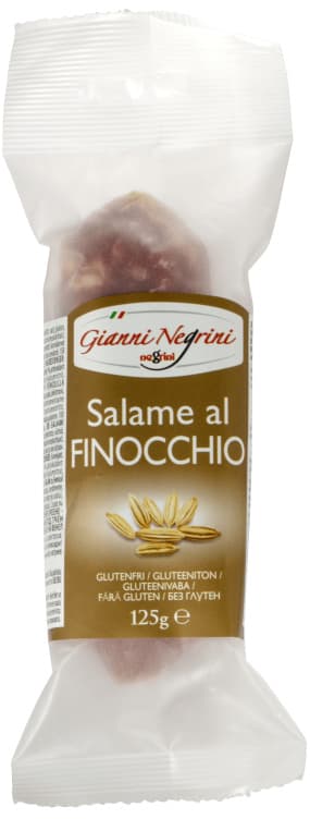 Salami med Fennikel 125g Negrini
