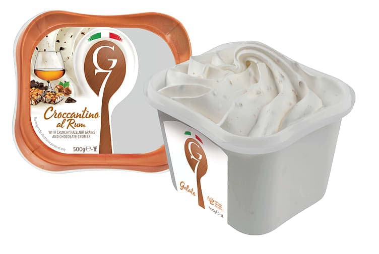 G7 Iskrem Croccantino Al Rum 1l