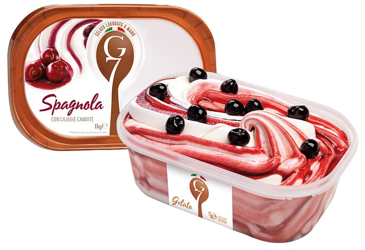 G7 Iskrem Spagnola Kirsebær 2l