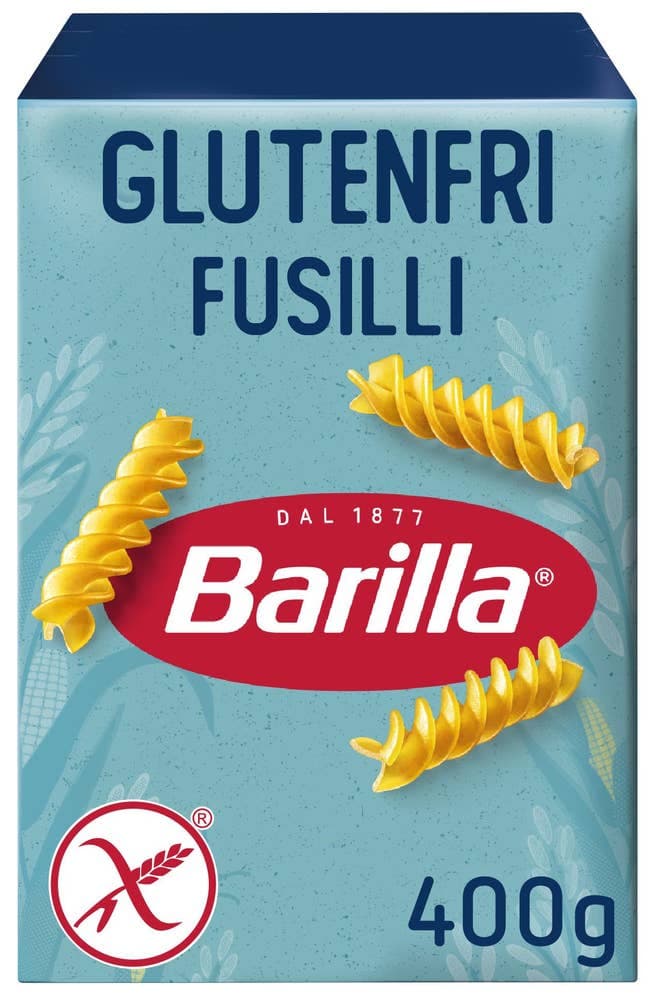 Pasta Fusilli Glutenfri 400g Barilla
