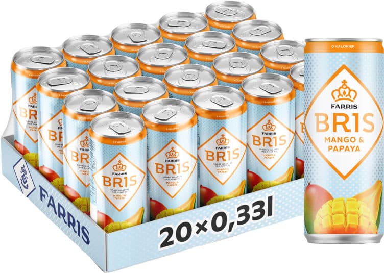 Farris Bris Mango & Papaya 20x0,33l boks 6600 ml