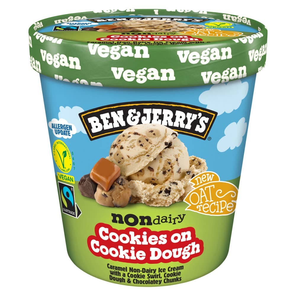 Ben & Jerry's Cookies On Cookie Dough Non Dairy 465ml