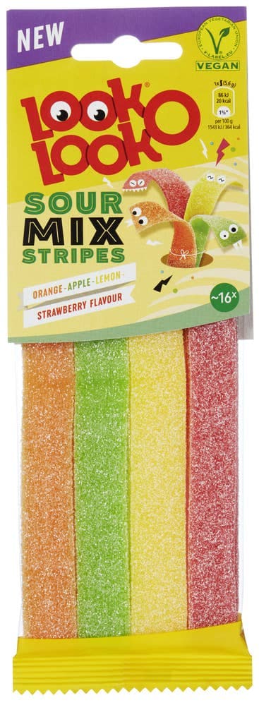 Look O Look Sour Mix Stripes 90g