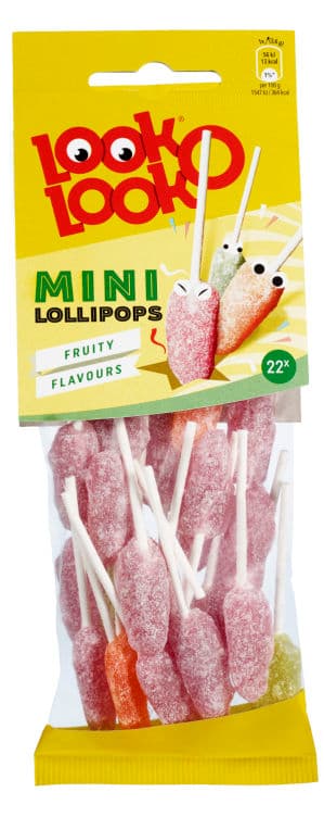 Miniklubbor Frukt 75g Look-O-Look