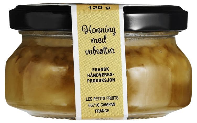 Honning med Valnøtt til Ost 120g Lesgards