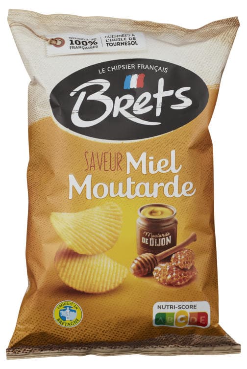 Brets Potetchips med Honning&Sennep 125g
