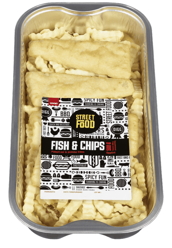 Fish & Chips 500g Coop