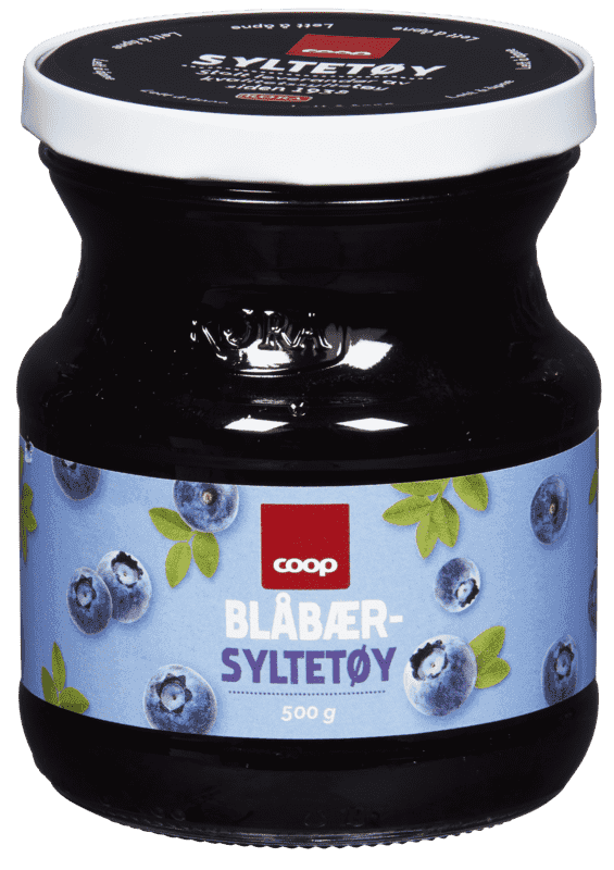 Blåbærsyltetøy 500g Coop