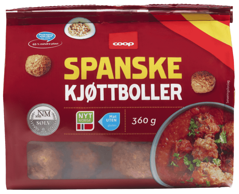 Spanske Kjøttboller 360g Coop