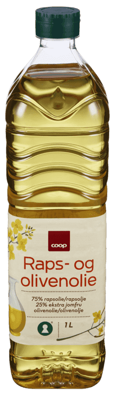Raps- og Olivenolje 1l Coop