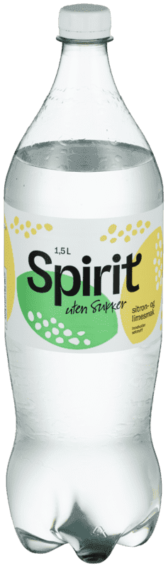 Spirit Uten Tilsatt Sukker Sitron og Limette 1,5l Coop