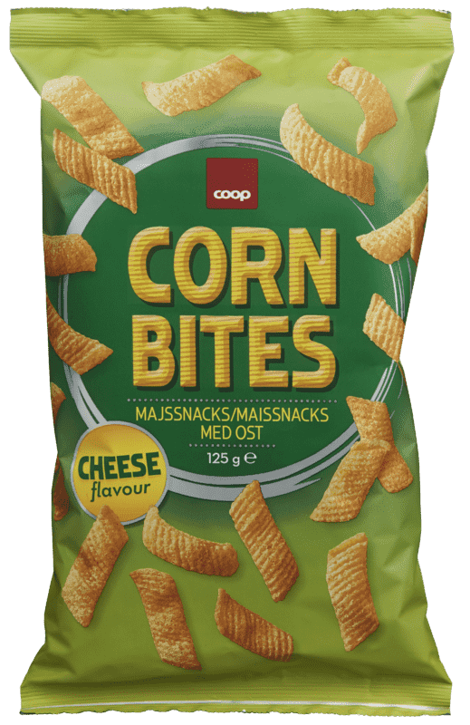 Corn Snacks With Cheese 125g Coop