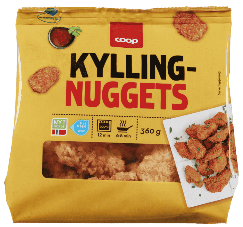 Kyllingnuggets 360g Coop