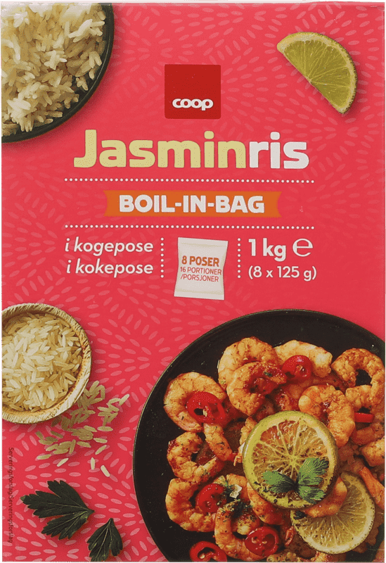 Coop Jasminris Boil in Bag 1kg